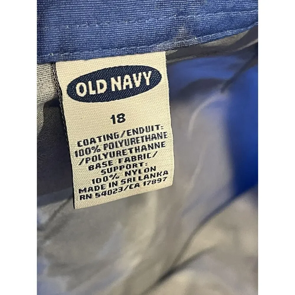 Old Navy Swim Trunks Shorts‎ Boys Size 18 Red Blue Vintage 2002